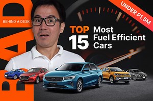 Top 15 Most Fuel Efficient Cars in the Philippines Under ₱1.5M | Behind a Desk | Autodeal