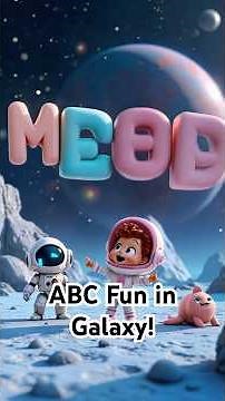 ABC Galaxy Adventure 🚀✨ | 1-Minute ABC Song for Kids! #Shorts #ABCSong