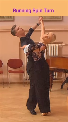[Waltz] Running Spin Turn. Quick Open Reverse Turn. Double Reverse Spin.