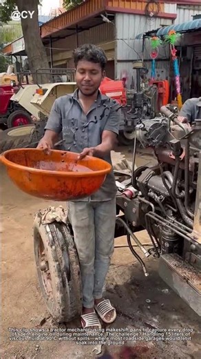 "Oil Change Hack – Smart Mechanic Catects Waste Like a Pro!"