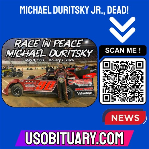 info: https://www.usobituary.com/2026/01/michael-duritsky-jr-addison-pa-vehicle.html Michael Duritsky Jr. Addison, PA Vehicle Collision: Racing Community Reflects on the Loss of Michael Duritsky Jr., Who Died in Fayette County Incident . . . #MichaelDuritskyJrAddison #Duritsky #Fayette #usobituary | USObituary.com
