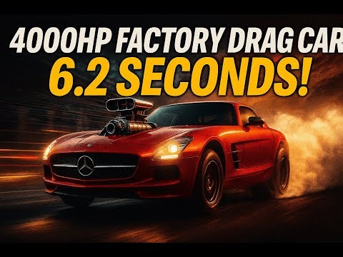 4000HP Factory Drag Car DESTROYS the Quarter Mile (6.2s!) | Automation x BeamNG
