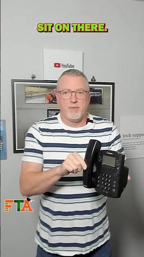 The Secret Tab on EVERY Desk Phone! 😱 | Desk Phone Handset Fix | Stop the Fall!