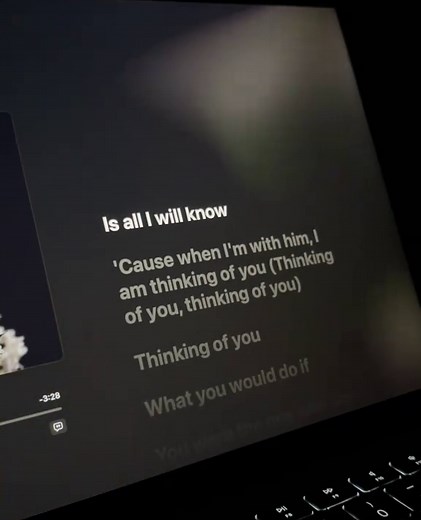 Thinking Of You — Katy Perry lyrics snippet