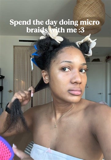 Creating Beautiful Micro Braids: My Full Process