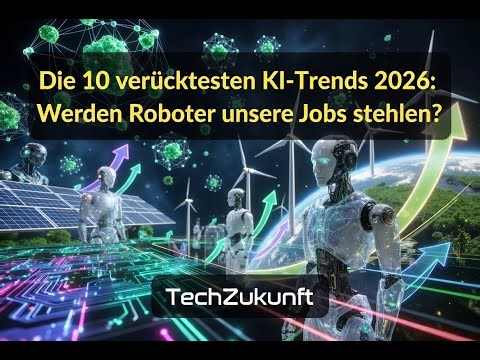 Die 10 verrücktesten KI Trends 2026 Werden Roboter unsere Jobs stehlen