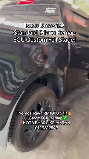 Tq Customer Booking Haritu Lagi Utk Remap Ecu Full Stage Isuzu Dmax 1.9 Enjin 100% Standard Kilang✅Maksud Remap ECU = Software, Tune ECU Asal🔥 Xde Potong Wire/Tukar ECU Baru Ye🙏 Yang Berminat Blh Booking Depo Utk Dpt Harga Promo, Masa Balik Kg Blh Lah Mai Singgah Buat Nnti.. Kalau Xsempat Pun Xde Expired Lepas Booking.. Kira Nk Dtg Bila-Bila Masa Pun Blh Buat Dgn Harga Promo Ni Lagi 📲0129812599 🔗 https://wa.me/60129812599 | Infinite Ecu Remap Malaysia Authorized Dealer Of AutoTuner Centre As