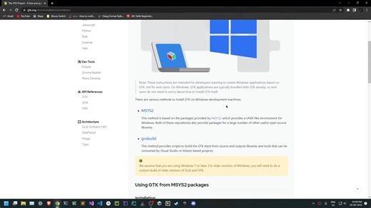 GTK4 Setup On Windows in VScode with without CMake (easy) - C C  