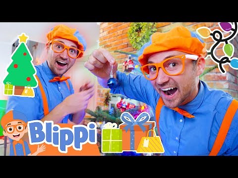 Blippi Decorates the Christmas Tree! | BEST OF BLIPPI TOYS | Educational Videos for Kids