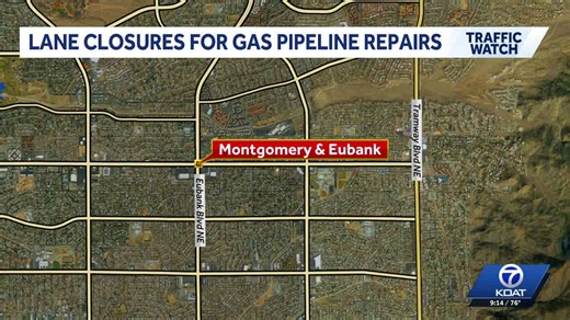 Gas pipeline repair traffic impact improving