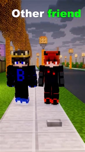 other friends vs my friend 💀 Minecraft