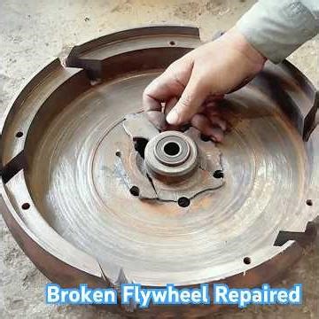 The Most Epic Flywheel Repair You'll Ever See - Grinding Wheel Power #EpicFlywheel #GrindingFlywheel