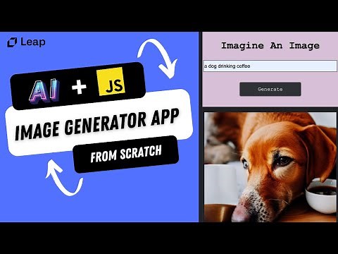 Build a Full Stack Image Generation App (Node.js + Leap AI)