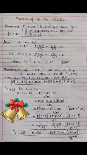 1K views | Properties of conditional probability #ConditionalProbability #probability #statistics #maths #viralvideo #viralreelsfb | Mathematics Hub | Facebook