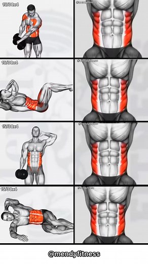 4.8K views · 50 reactions | Exercises for Oblique Muscles #fitness #gym #exercise #workout #workoutroutine | Mendy Fit | Facebook