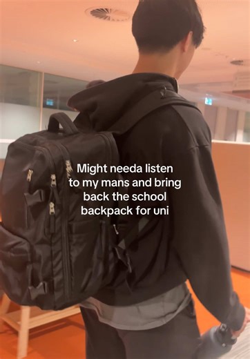 Wrong he should be carrying my bags at all times 🤓 (Bros heading to no hat no play, hes obsessed w this bag aw😭)