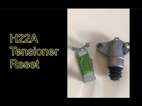 H22 Timing Tensioner Reset - and replacing timing belt