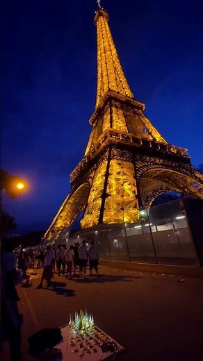 Spectacular in the night #eiffeltower #paris #shorts #travel
