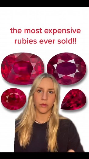 The most expensive rubies ever sold #ruby #rubies #gemstone #gemtok #auction #jewelry #history #fact #funfact #history #red #jewellery #jewel #burmeseruby #southeastasia