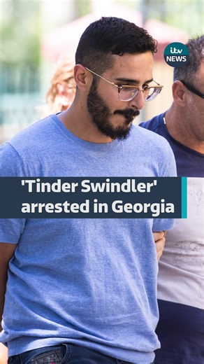 The man behind Netflix’s ‘The Tinder Swindler’, Shimon Yehuda Hayut, has been arrested in Georgia after Interpol issued a red notice #itvnews #tinderswindler | ITV News
