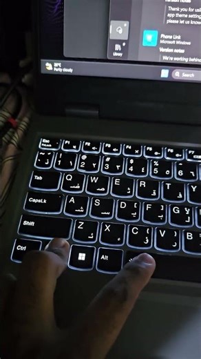 how can we turn on keyboard light in lenovo