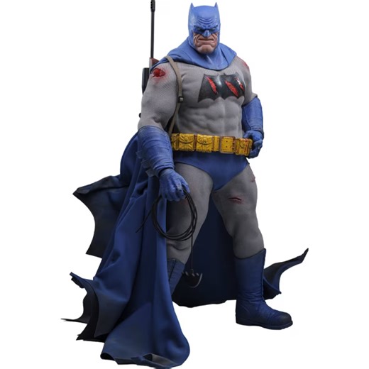 Hot Toys 1/6 Batman Battle Damaged - Batman The Dark Knight Returns | Zavvi UK