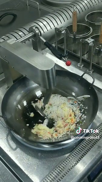 Perfect Fried Rice with an Automatic Cooking Machine