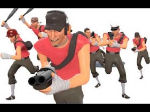 Gaggle of scouts cause the fastest round of 2fort ever!