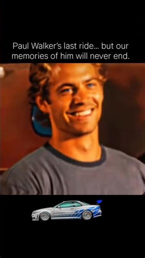Paul Walker: Last Drive… But His Legacy Still Racing Forever 💙🏁#fastandfurious