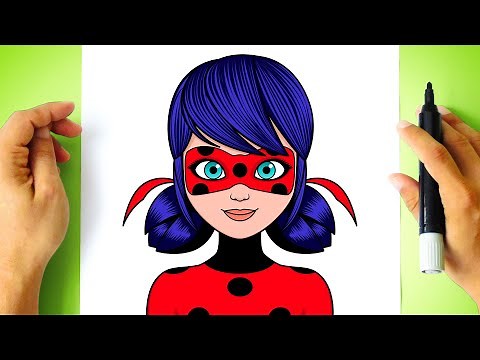 Como DESENHAR a LADYBUG - Como DIBUJAR a LADYBUG - Miraculous Ladybug