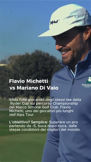 Marco Simone Golf on Instagram: "Flavio Michetti vs Mariano Di Vaio al Marco Simone Golf Club. Una sfida sul percorso Championship, dagli stessi tee che hanno fatto la storia della Ryder Cup. Tecnica, concentrazione e gioco vero. Chi avrà la meglio? 👉 Guarda il match completo: link nelle stories - Flavio Michetti vs Mariano Di Vaio at Marco Simone Golf Club. A head-to-head challenge on the Championship Course, from the same tees that made Ryder Cup history. Focus, technique, pure golf. Who will