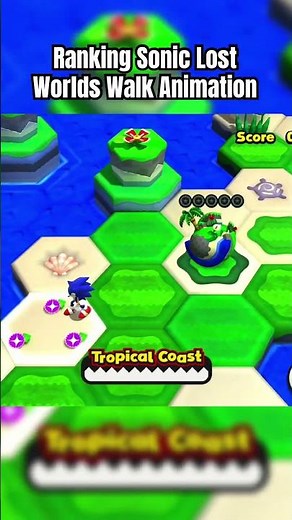 Ranking Sonic Lost Worlds Walking Animation