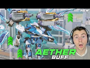 Aether FINALLY Gets A BIG Double BUFF - 2x BUFF Aether Entering Meta? Gameplay | War Robots