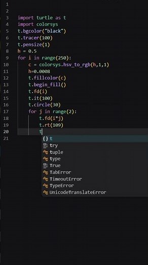 Making design using python🐍🐍 #python #coding #programming