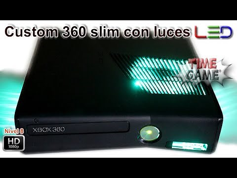 Customize our Xbox 360 Slim with LED lights