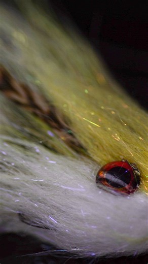 Emma Simone on Instagram: "@daltonwillard made a tutorial video of this pattern for me and a few others on TikTok! I have so much to learn with deer hair but I think this will hunt! 😎 Materials: - Back Hook: Gamakatsu B10S, size 2 - Front Hook: Gamakatsu B10S, size 2 (I know, they’re probably gunna hook into one another) - Tail: White Schlappen, gifted to me with no brand label - Body: CRO Bucktail, white & yellow - Flash: Mirage Flashabou, Pearl - Wire connection: AFW Surflon Wore, 30lb becaus