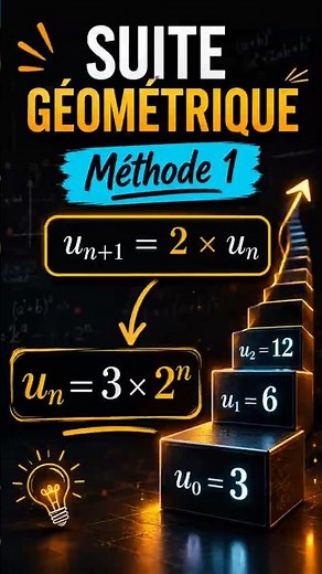 How to prove that a sequence is geometric? (Method 1 Baccalaureate) 🎓 #maths #bac2026 #baccalaureate