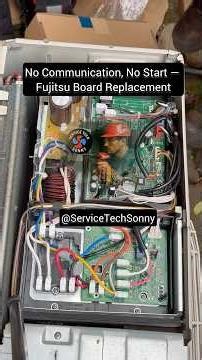 No Communication, No Start — Fujitsu Board Replacement #HVAC #Repair #Fujitsu