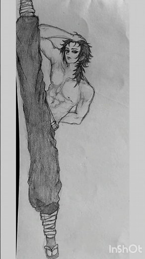 Chinese Dance Trend×Giyuu #shorts #fypシ #demonslayer #anime #art #adiaava #foryou #guess #op