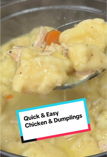 Easy Chicken and Dumplings Recipe with Biscuit Dumplings