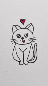 23K views · 15K reactions | Easy cat drawing with O and Y  #easydrawing #easydrawings #howtodraw #drawwithme #draw #drawing #drawings #painting #paint #paintings #easypainting #minimal #minimaldrawing #cat #howtopaint #speeddrawing #drawingskills #anime #art #artist #cute #cutedrawing #love #satisfying #satisfy #asmr #minimal #minimaldrawing #reels | Ana Milani | Facebook