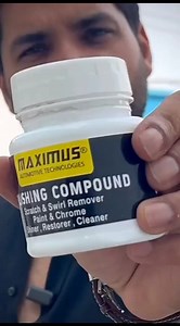 Maximus Polishing Compound ✔ Shop Now: https://sehgalmotors.pk/products/scratch-remover-rubbing-compound | SehgalMotors.PK
