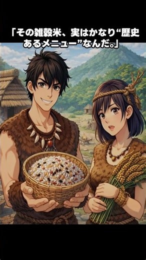９９％が知らない雑穀米の歴史#雑穀米#健康雑学#食の歴史#縄文時代#健康食#食育#栄養#日本の歴史#ショート動画#豆知識