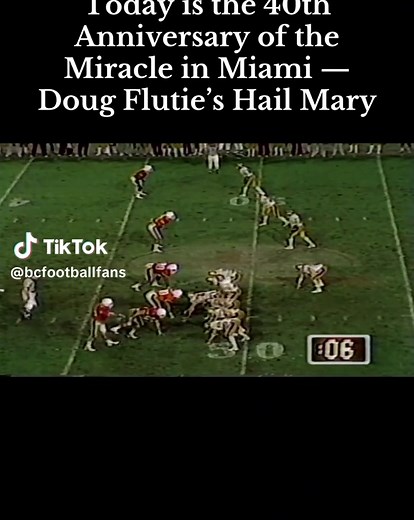 Boston College Football: Celebrating Doug Flutie's Miracle