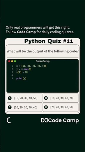 Python Quiz Q-11 | Code Camp
