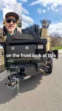 We installed utility tool boxes in the sides of the dump trailer
