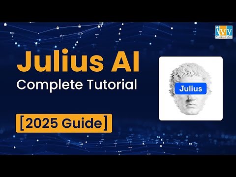Julius AI Tutorial: Analyze & Visualize Data with Simple Prompts [2025 Guide]