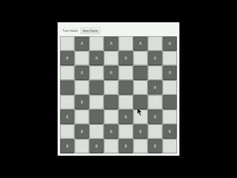 Checkers Game Demo (Java)