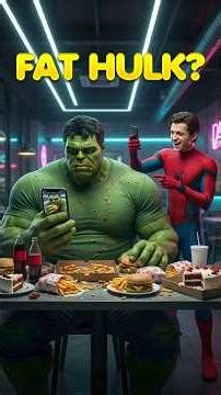 Spider-Man Bullies Fat Hulk… Then Everything Changes #shorts