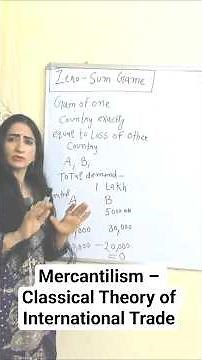 Mercantilism – Classical Theory of International Trade #economics #ugcnet #mercantilism